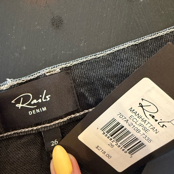 Rails Black Manhattan Eclipse Denim Maxi Skirt NWT ($218) - Picture 8 of 10